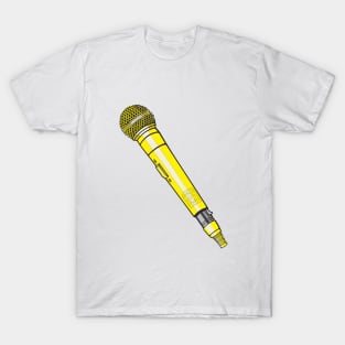 Microphone (Yellow Rose Colorway) Analog / Music T-Shirt